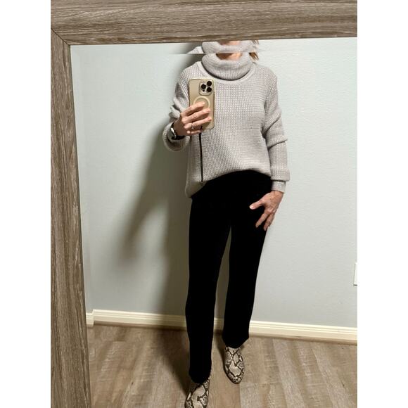 Lulu's Purple Oversized Chunky Knit Turtleneck Sweater - Picture 9 of 9